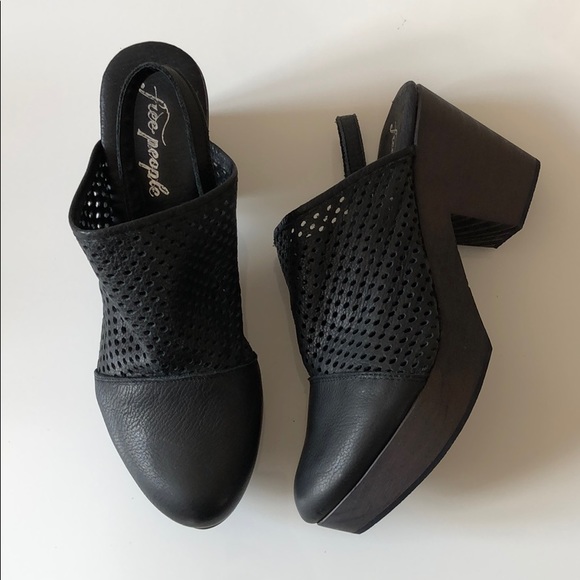 NWT Free People Logan Clog Shoes black 40 - Picture 9 of 14